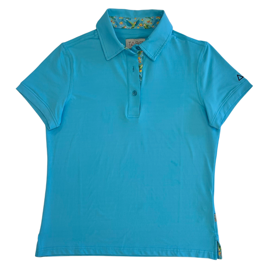 Women's Performance Polo - Cayman Blue