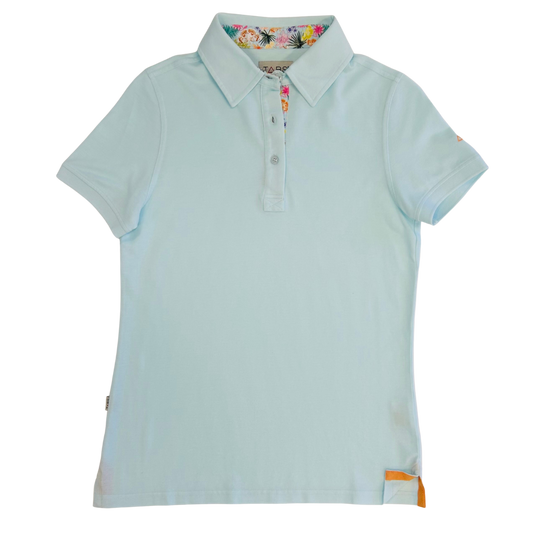Women's Cotton Polo - Glass Calm