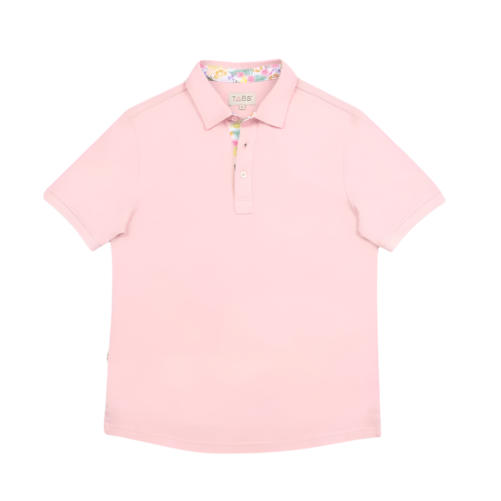 Men's Cotton Polo - Bermuda Pink