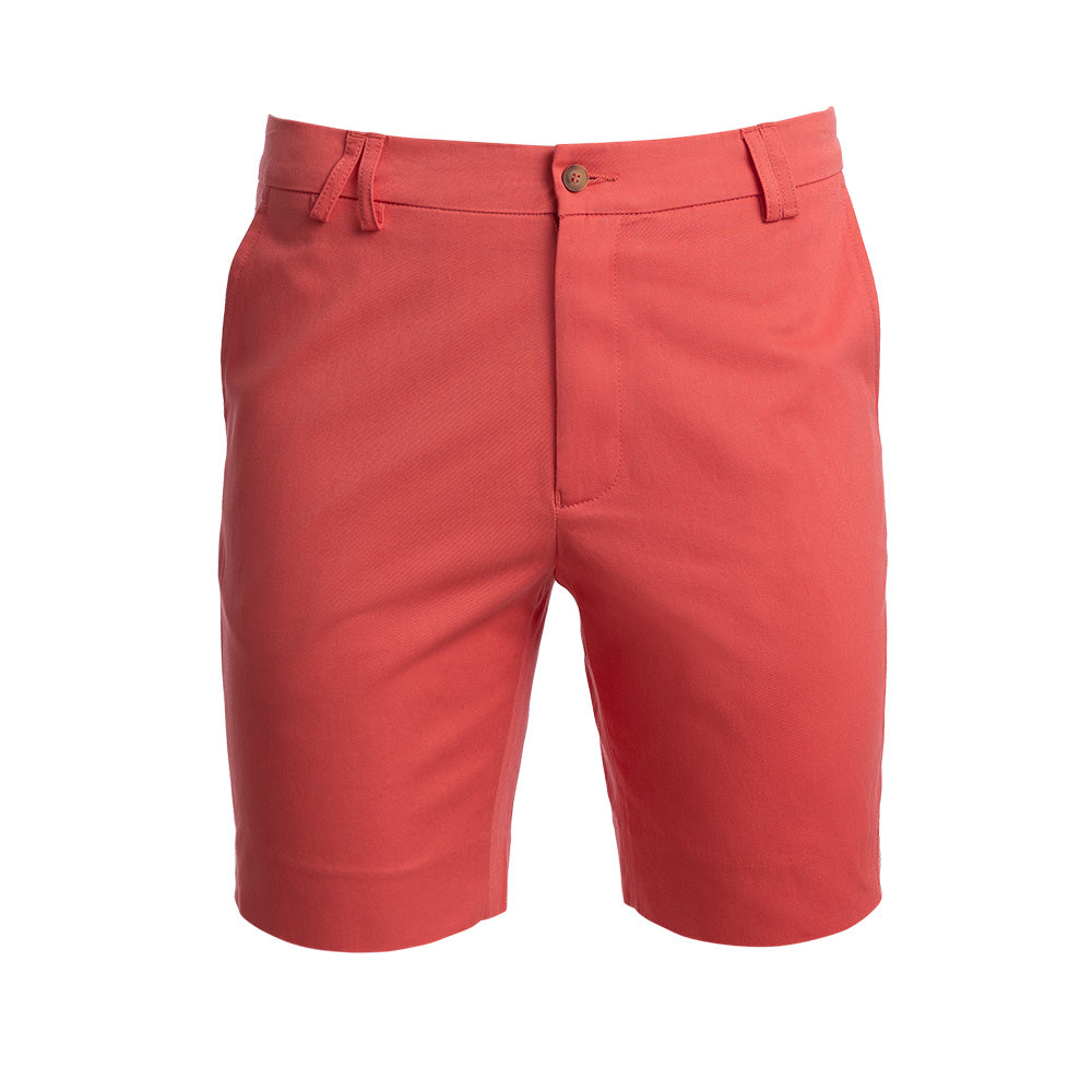 Men's Stretch Bermudas - Red Coral