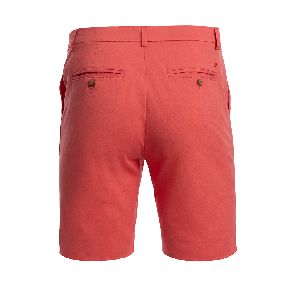 Men's Stretch Bermudas - Red Coral