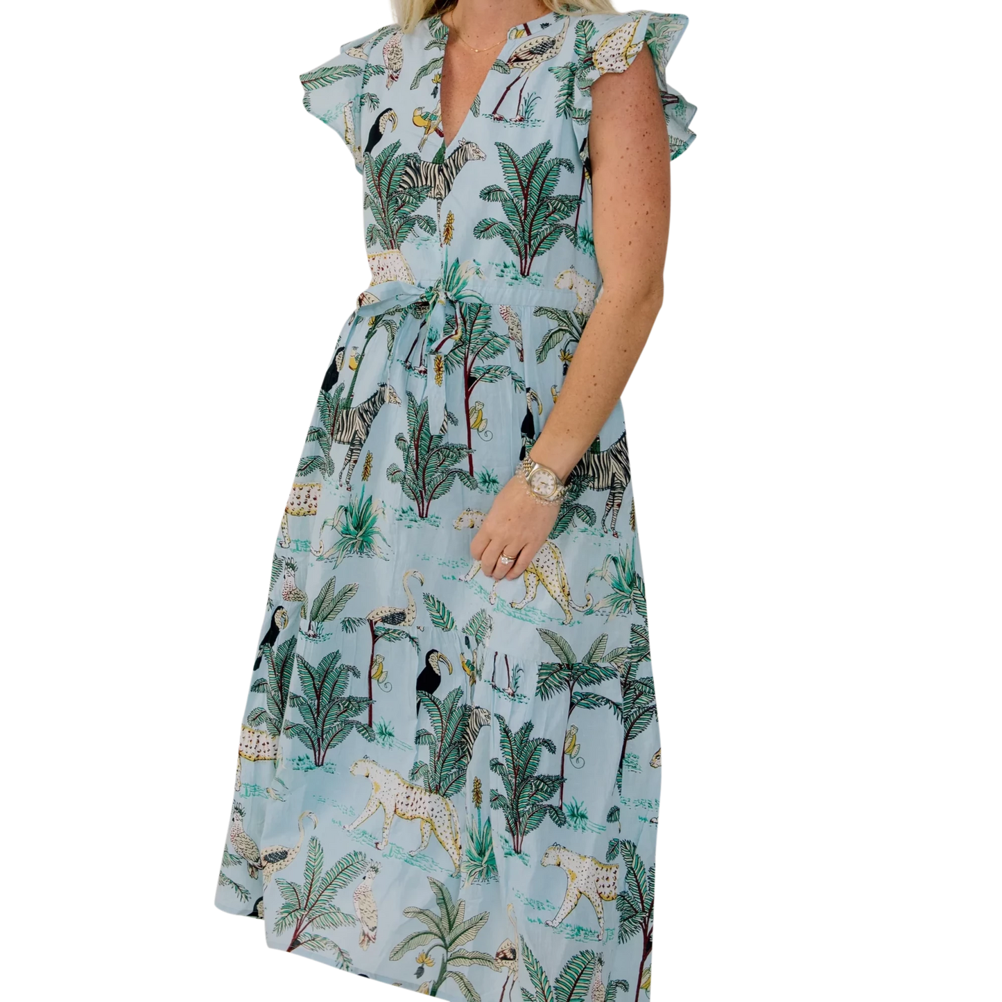 Charleston Shoe Co. Aubrey Dress - Blue Jungle