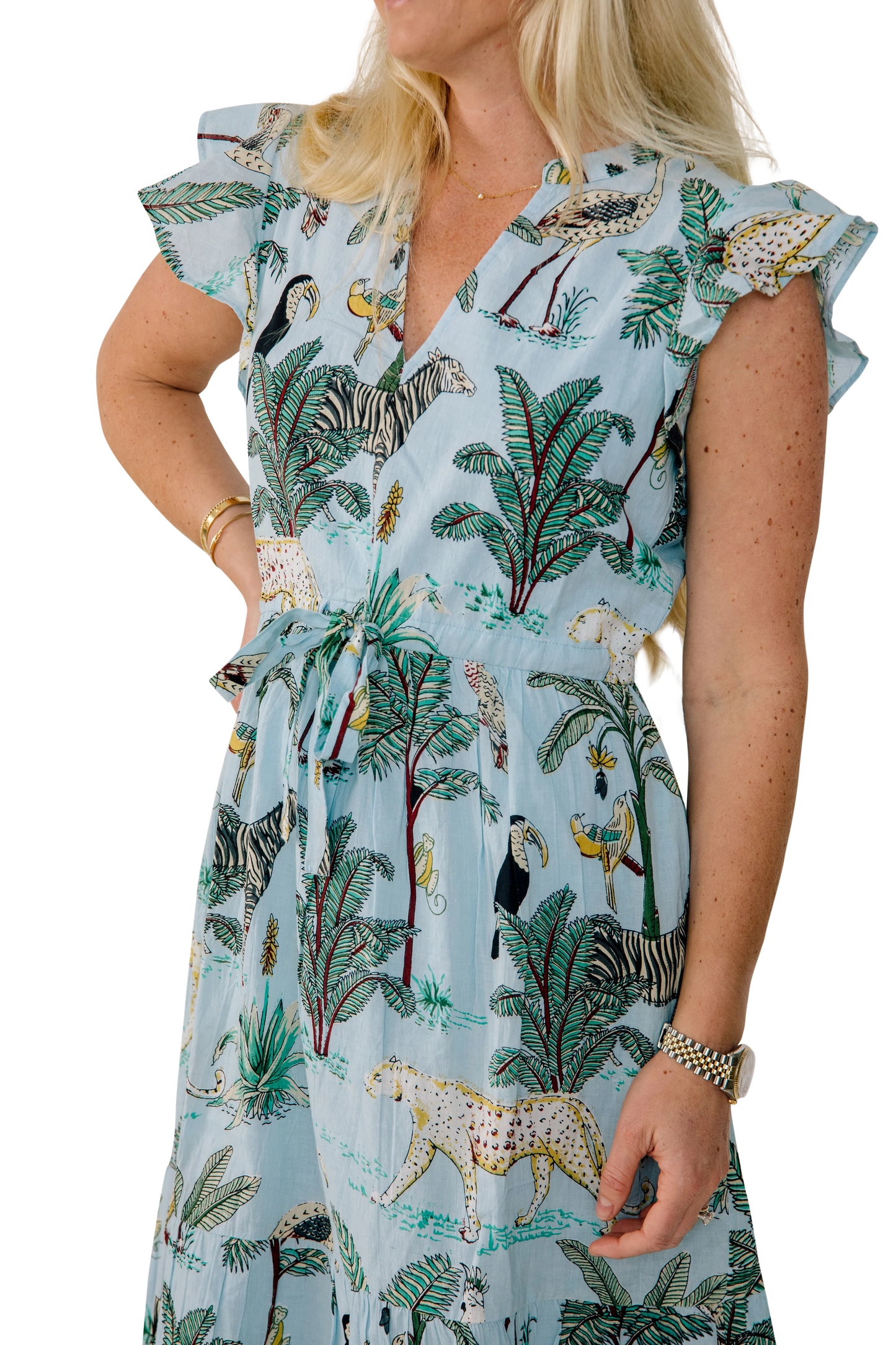 Charleston Shoe Co. Aubrey Dress - Blue Jungle