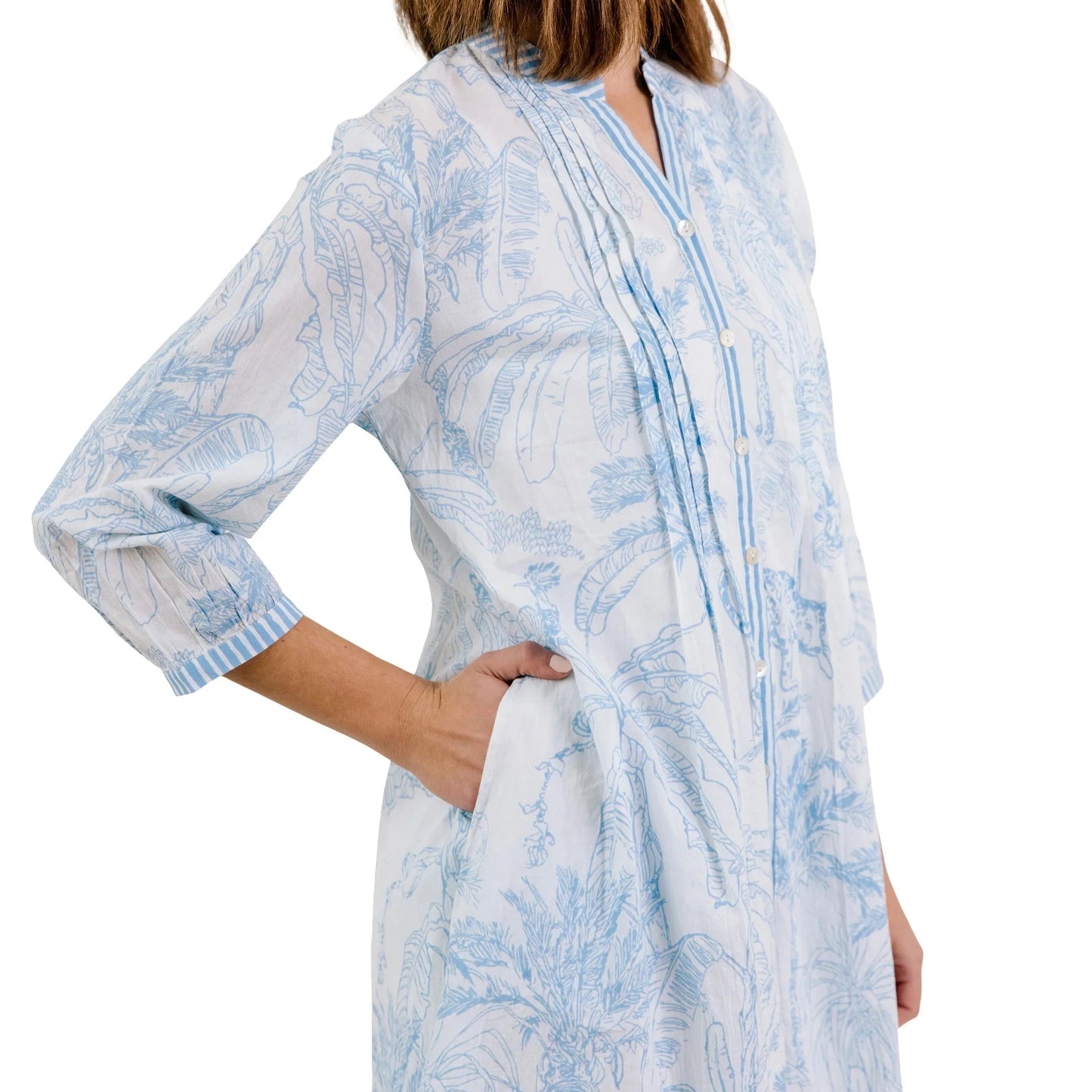 Charleston Shoe Co. Lyla Dress - Blue Tropics