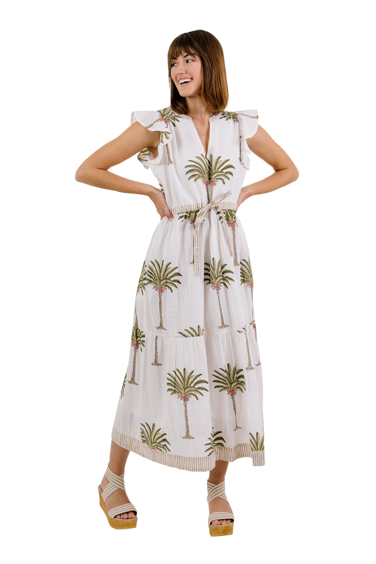 Charleston Shoe Co. Aubrey Dress - White Palm