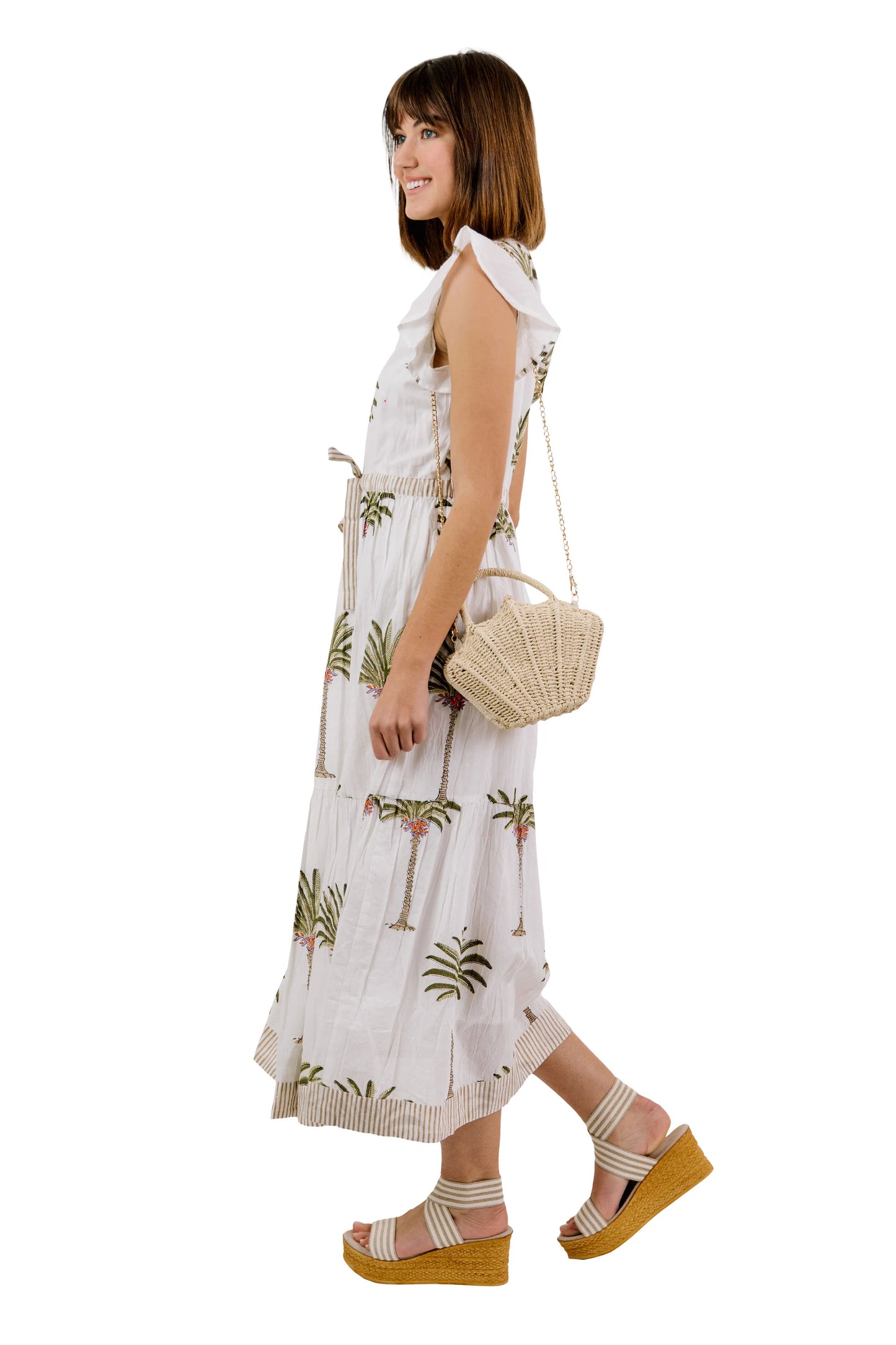 Charleston Shoe Co. Aubrey Dress - White Palm
