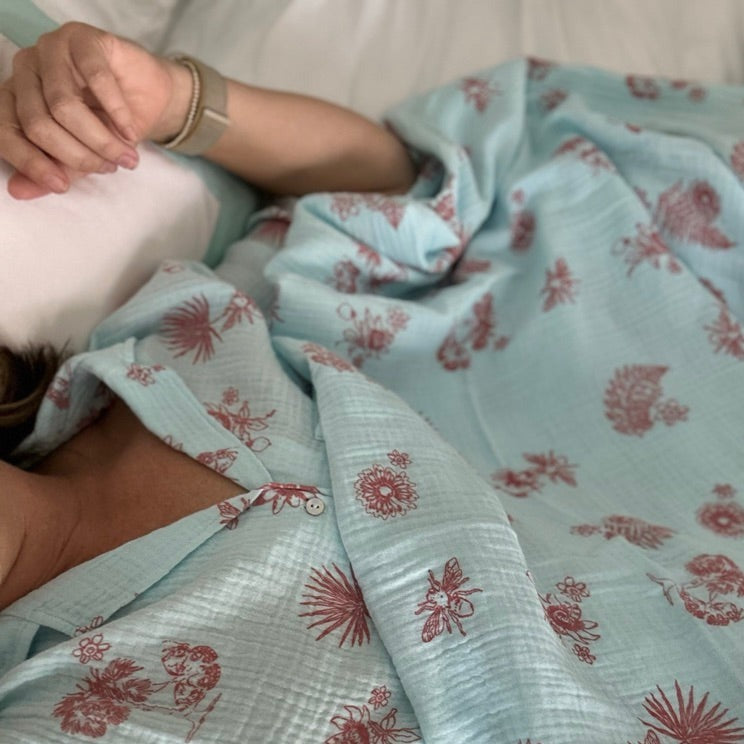TABS Muslin Blanket - Spring Print