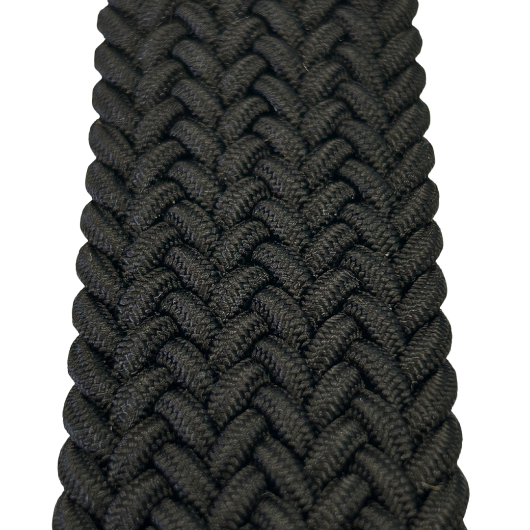 F.H. Wadsworth Elastic Stretch Belt - Black