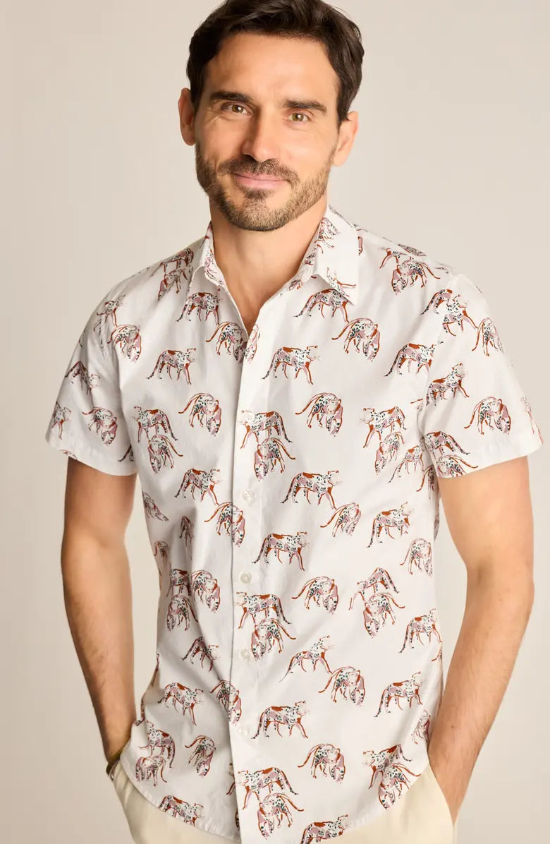 Bonobos Riviera Shirt - Charlie Cheetah