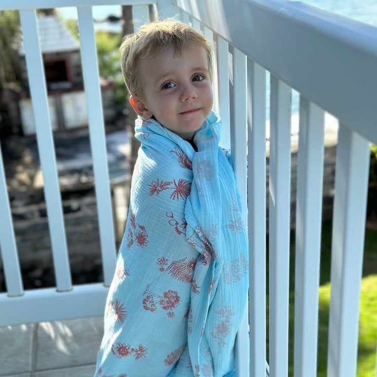 TABS Muslin Blanket - Spring Print