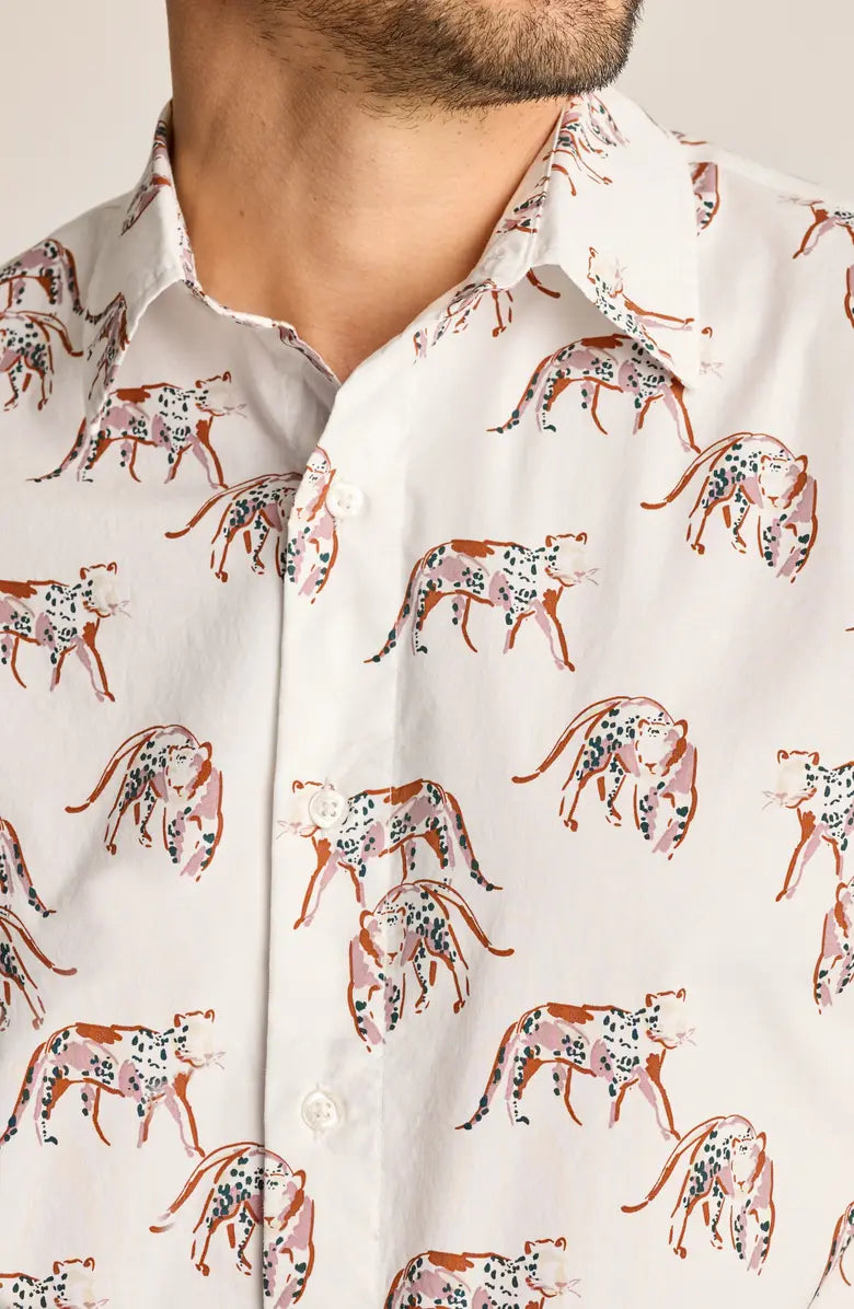 Bonobos Riviera Shirt - Charlie Cheetah