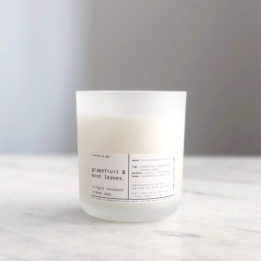 ALIBI NYC Candle - Lemon Blossom & Ocean Breeze