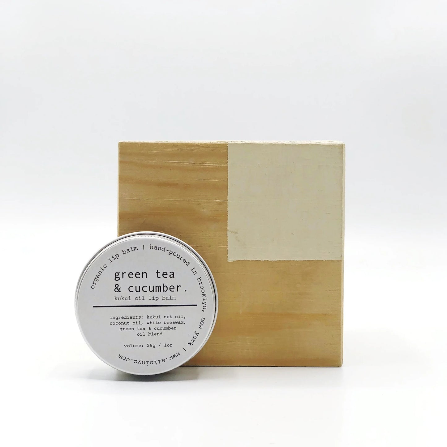 ALIBI NYC Organic Lip Balm - Green Tea & Cucumber
