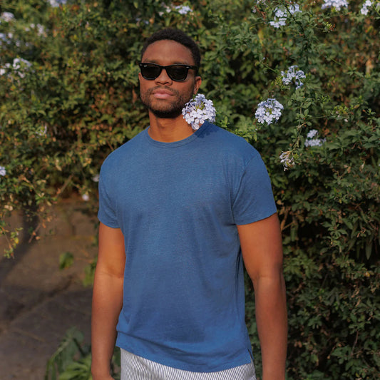 Alex Crane Sun Tee - Deep Ocean