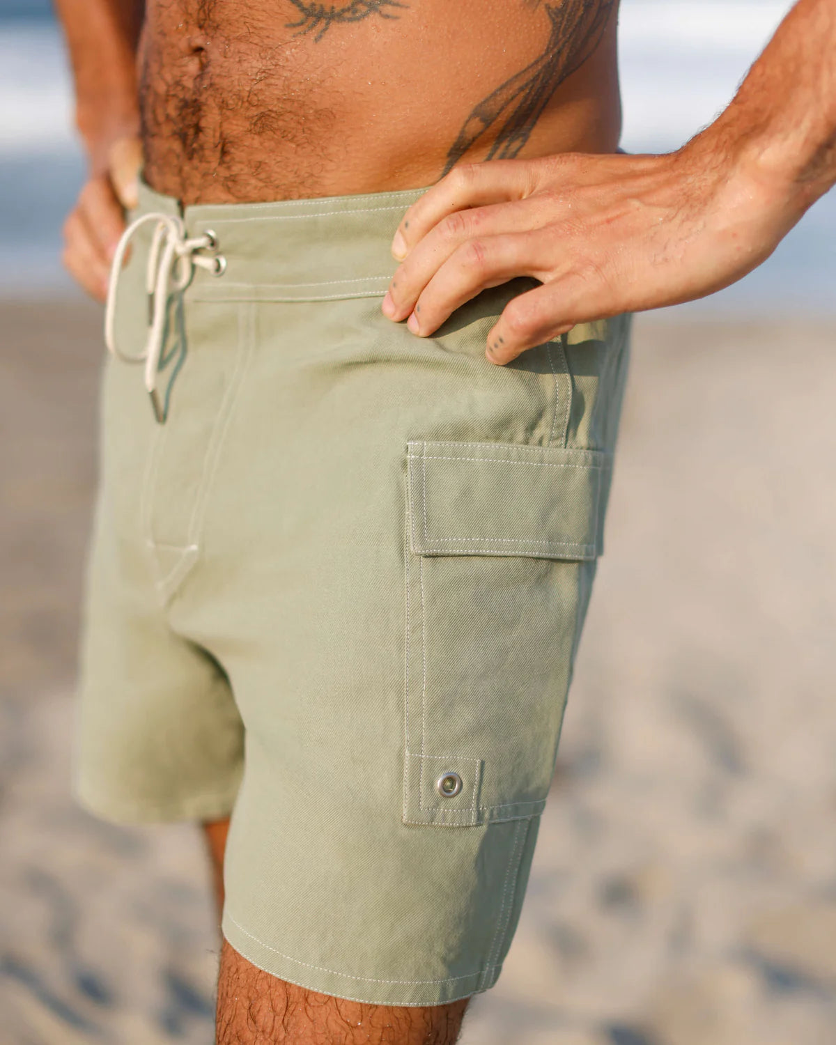 Alex Crane Rama Board Shorts - Moss