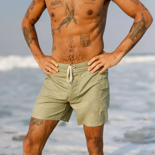 Alex Crane Rama Board Shorts - Moss