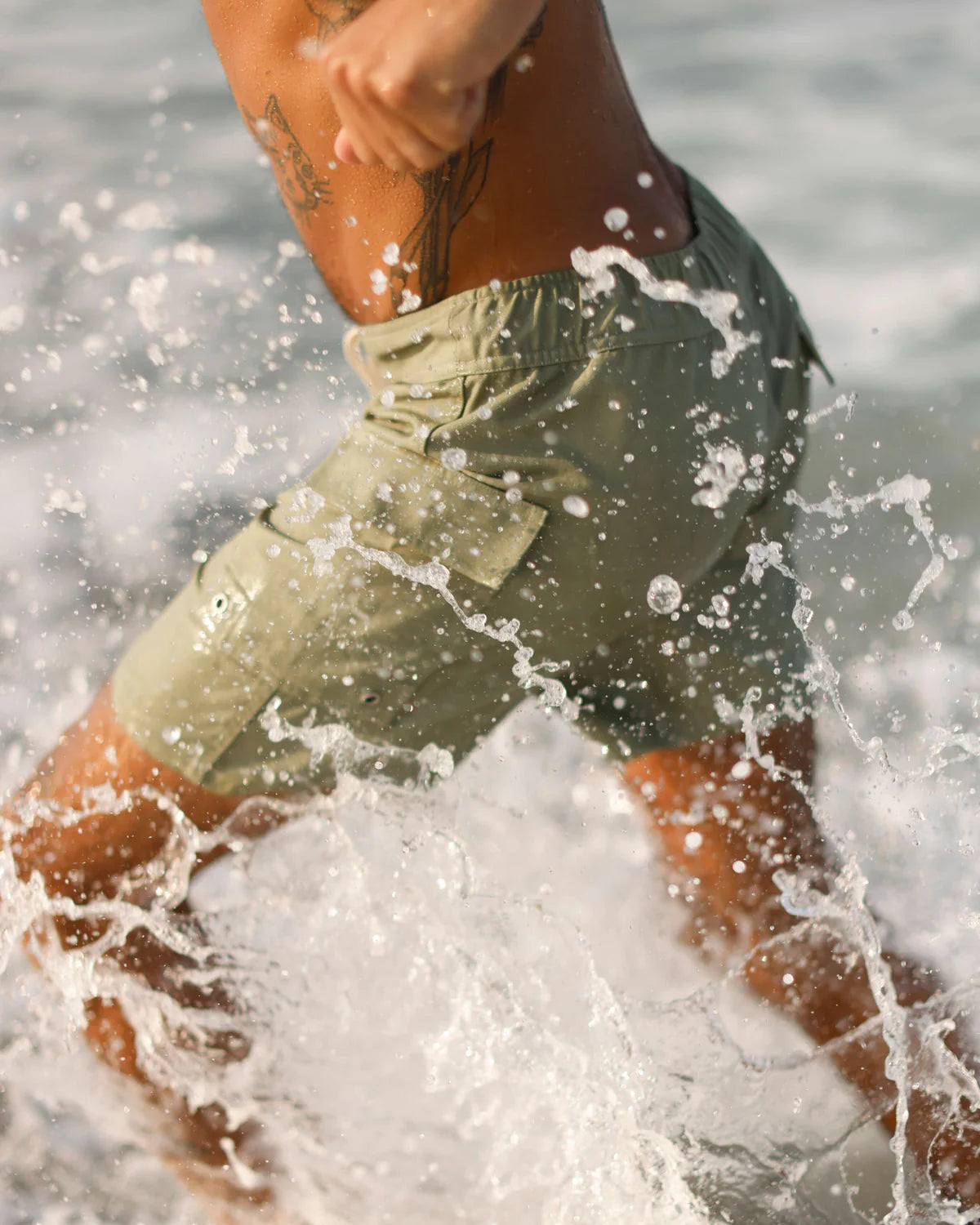 Alex Crane Rama Board Shorts - Moss