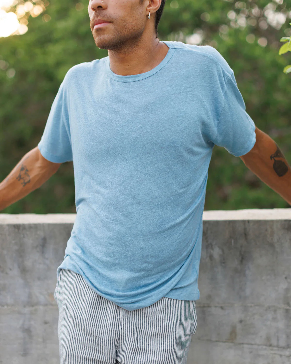 Alex Crane Sun Tee - Indigo