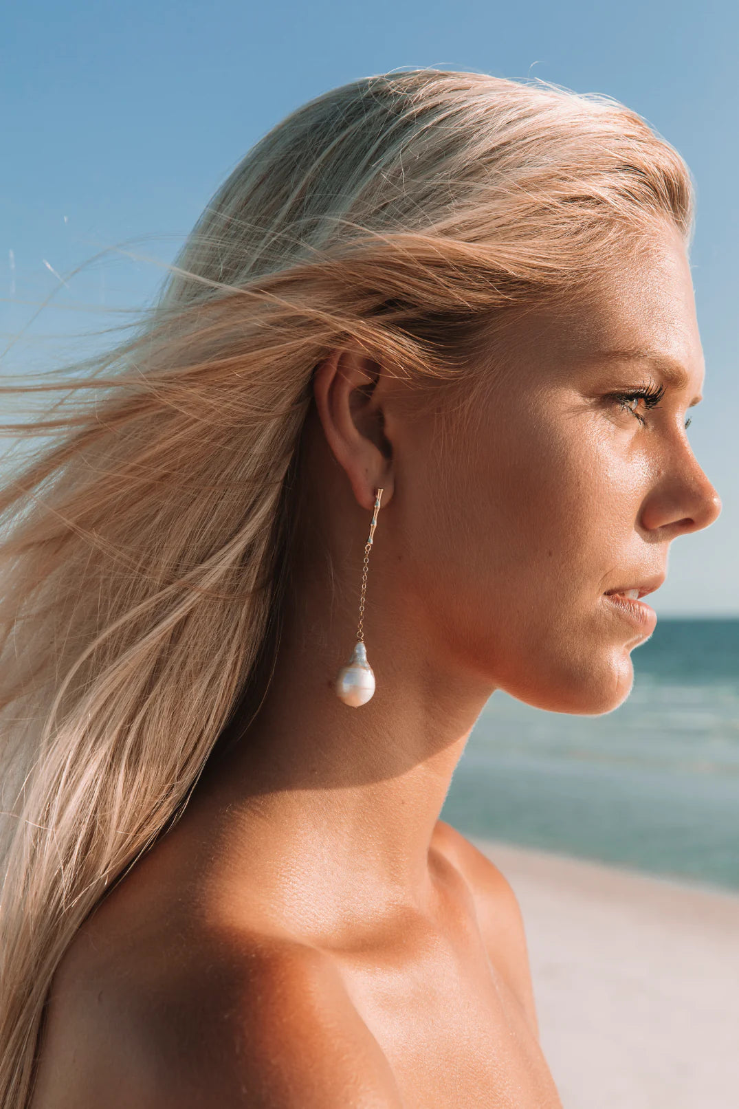 Adriana Pappas - Bamboo Drop Earrings
