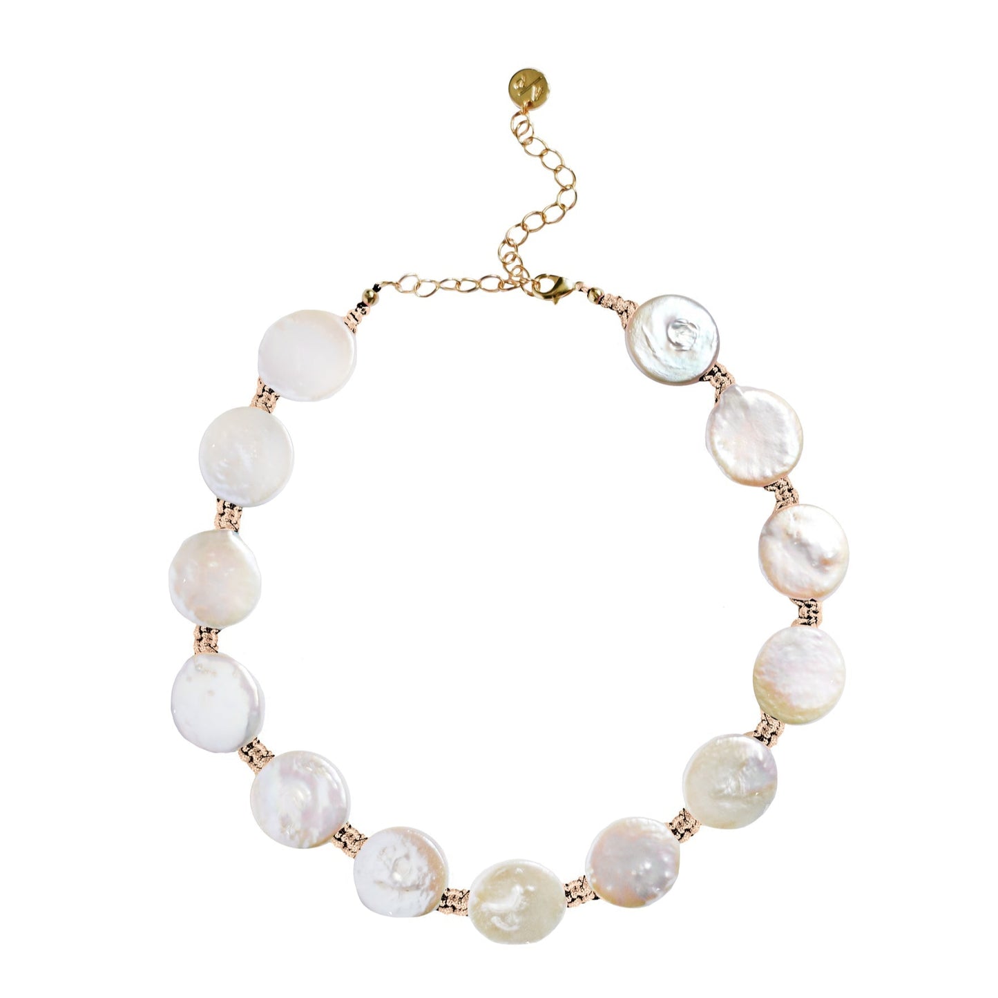 Adriana Pappas - Coin Pearl Choker