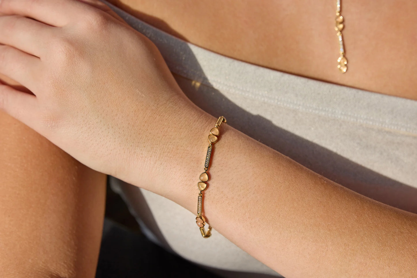 Adriana Pappas - Gemstone Links Bracelet