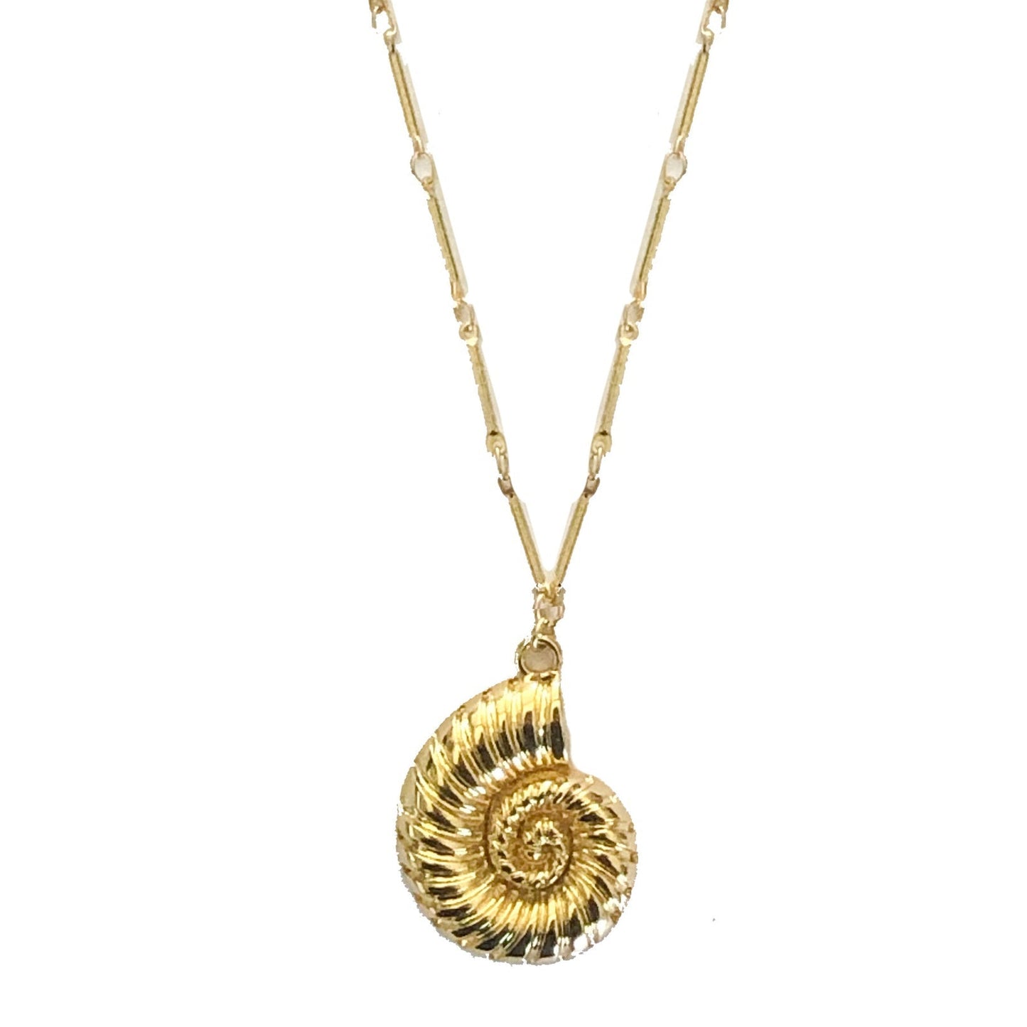 Adriana Pappas - Golden Nautilus Necklace