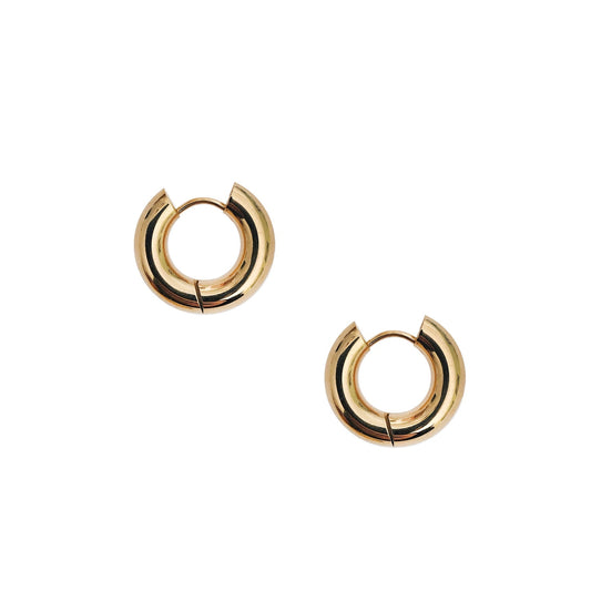 Adriana Pappas - Huggie Gold Filled Hoops