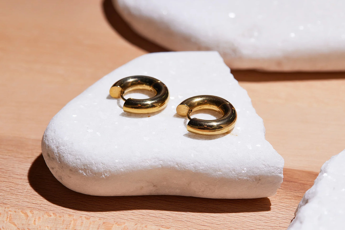 Adriana Pappas - Huggie Gold Filled Hoops