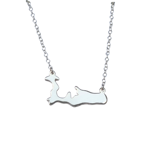 Cayman Map Necklace