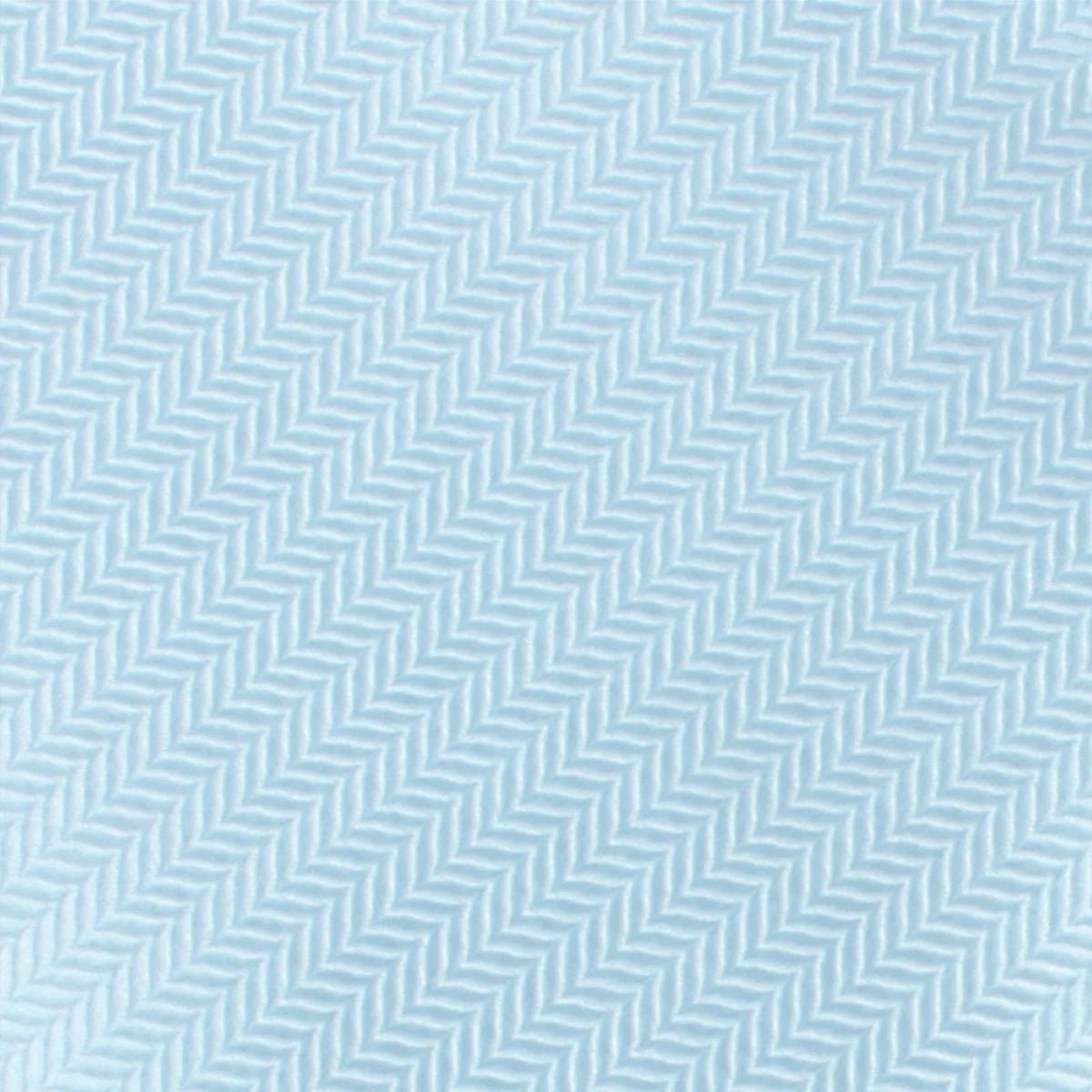 OTAA Men's Skinny Tie - Baby Blue Herringbone Chevron