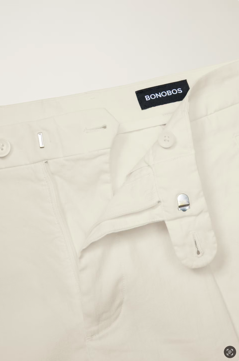 Bonobos Coastal Linen Pant - Coconut Milk