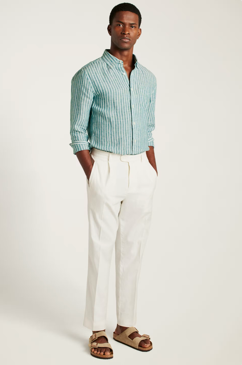 Bonobos Coastal Linen Pant - Coconut Milk