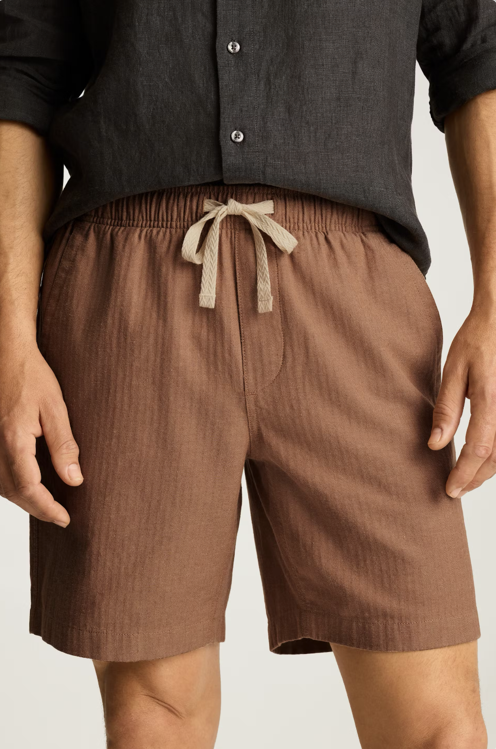 Bonobos Nomad Short - Russet Herringbone