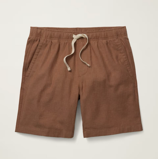 Bonobos Nomad Short - Russet Herringbone