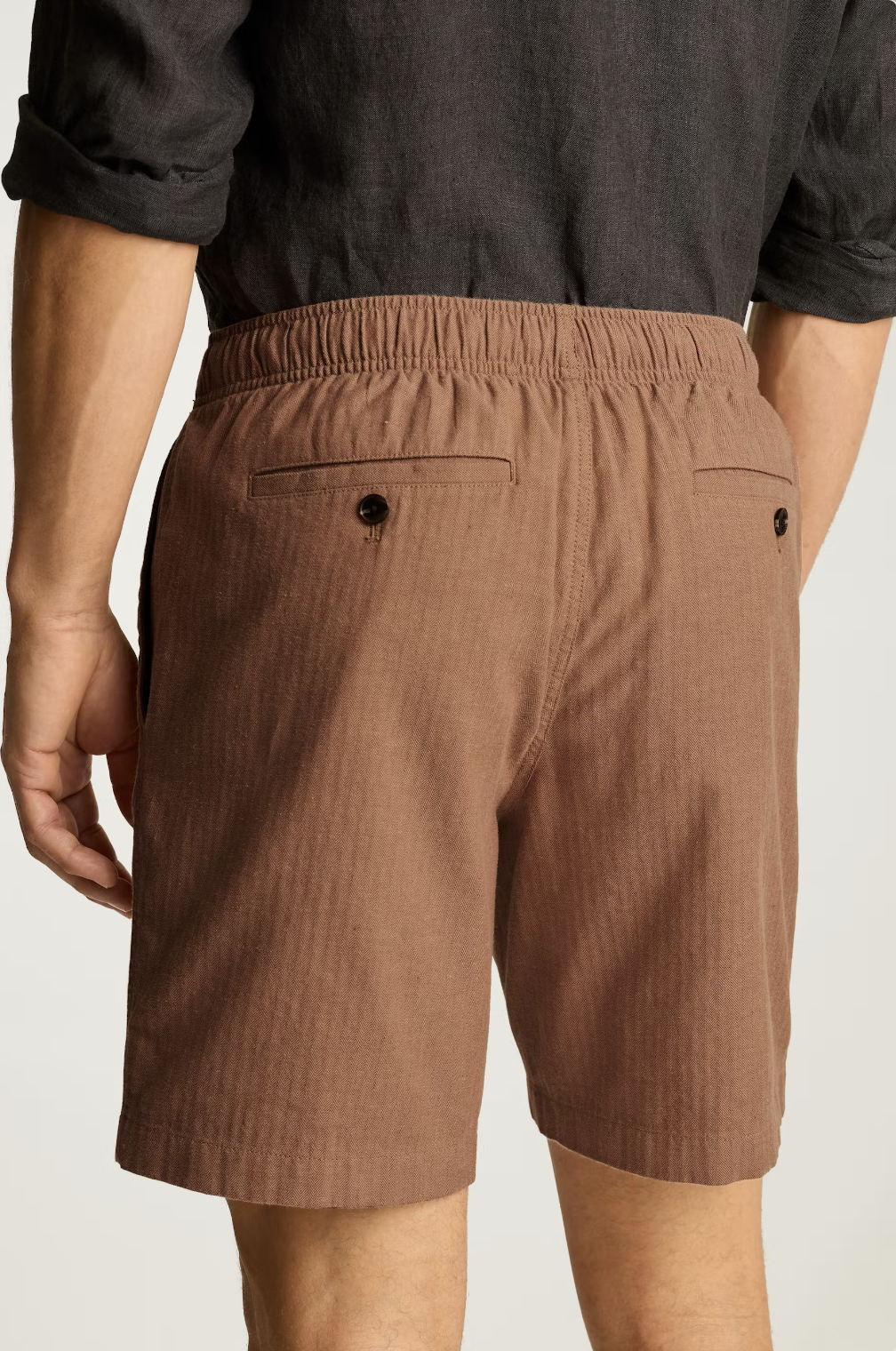 Bonobos Nomad Short - Russet Herringbone