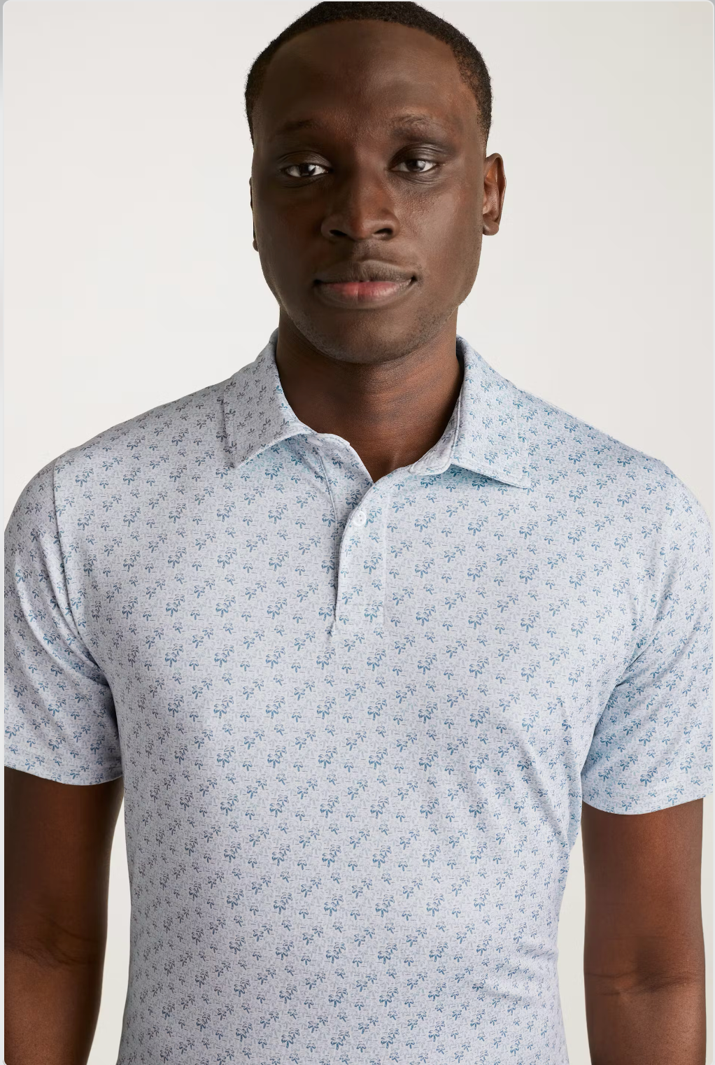 Bonobos Performance Polo - White Palm Trees