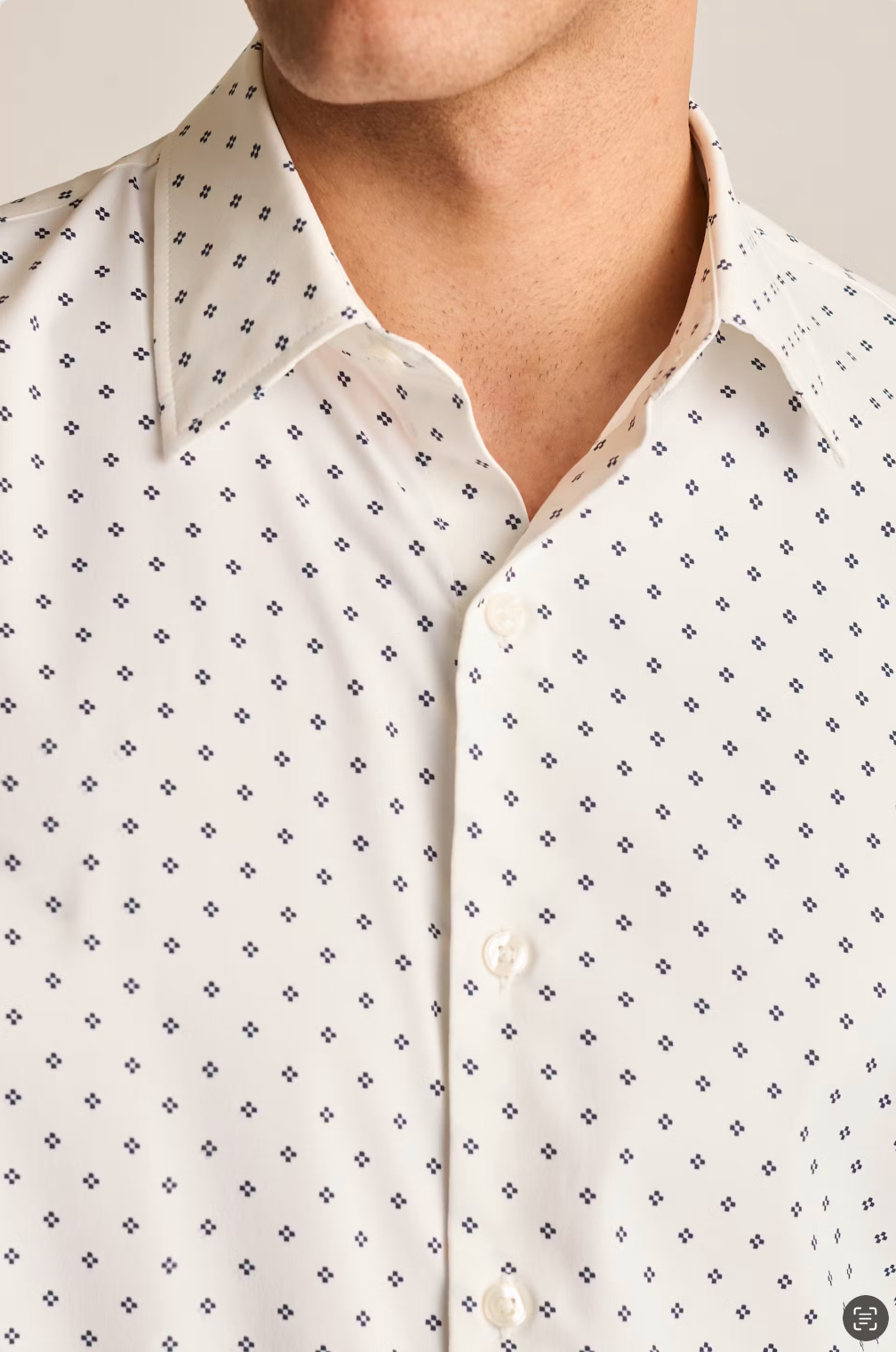 Bonobos Tech Shirt - Navy White Geo