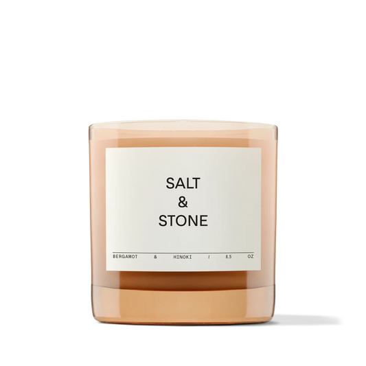 Salt & Stone Candle - Bergamot & Hinoki