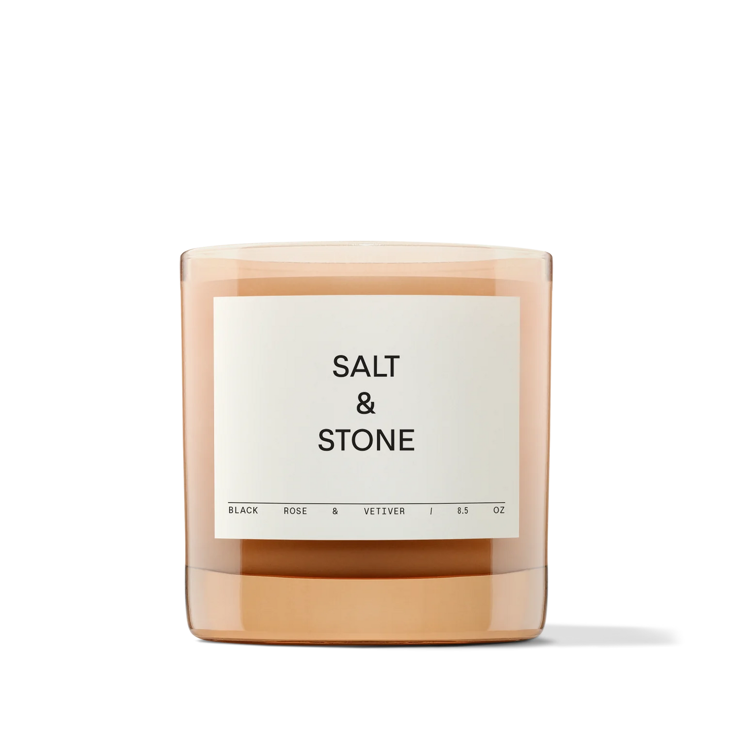 Salt & Stone Candle - Black Rose & Vetiver