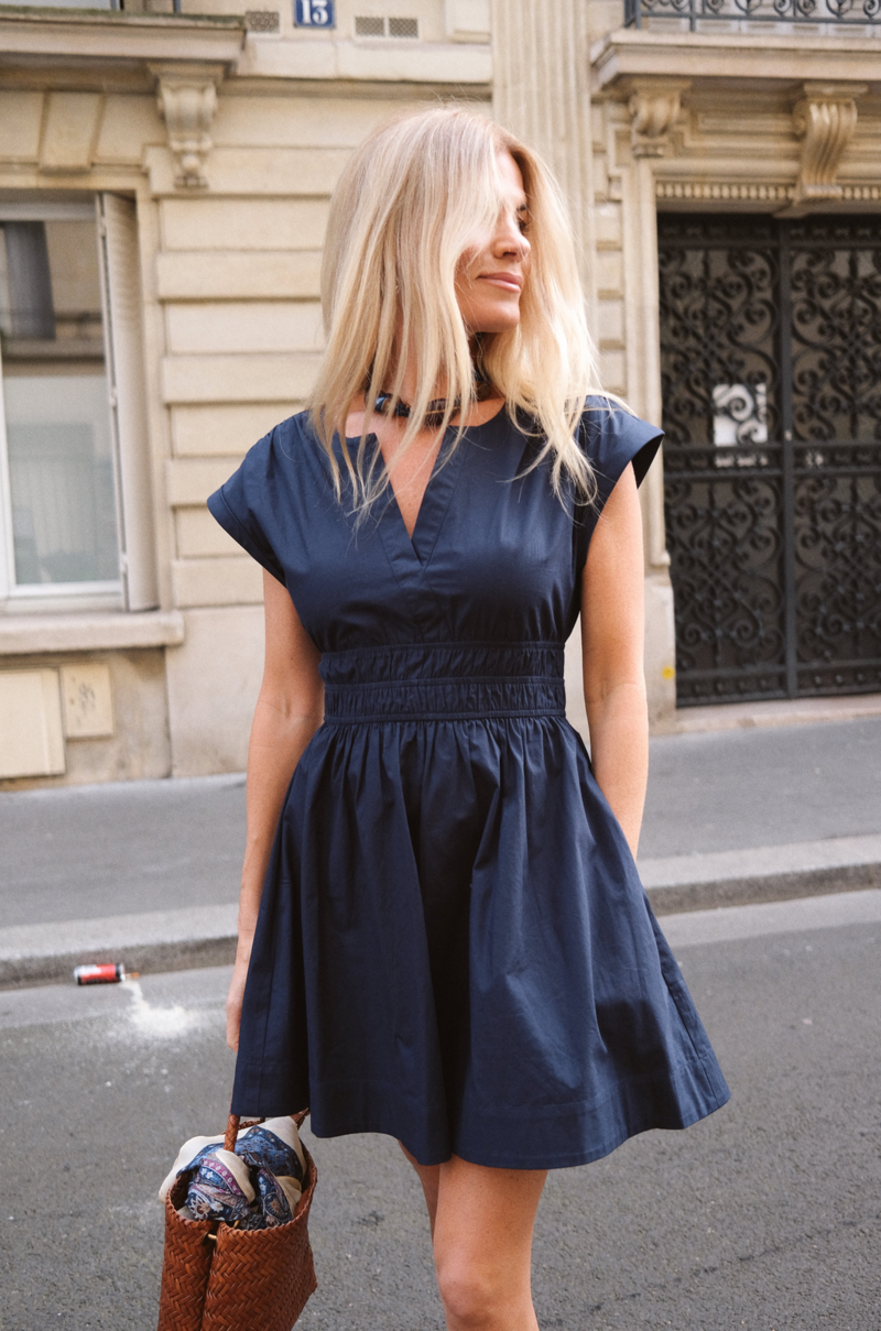 Marea Cate Dres - Navy
