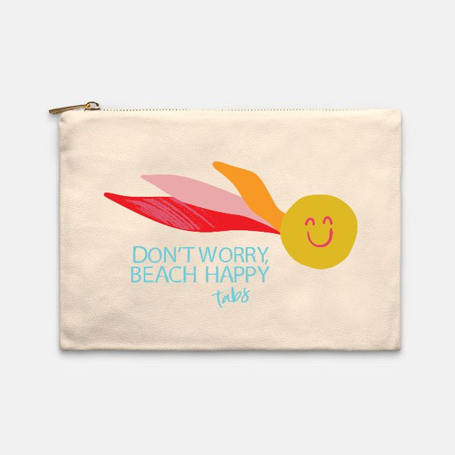TABS Canvas Clutch - Beach Happy