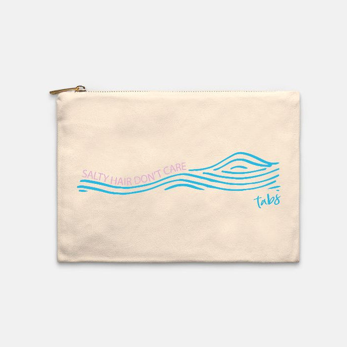 TABS Canvas Clutch - Salty Hair