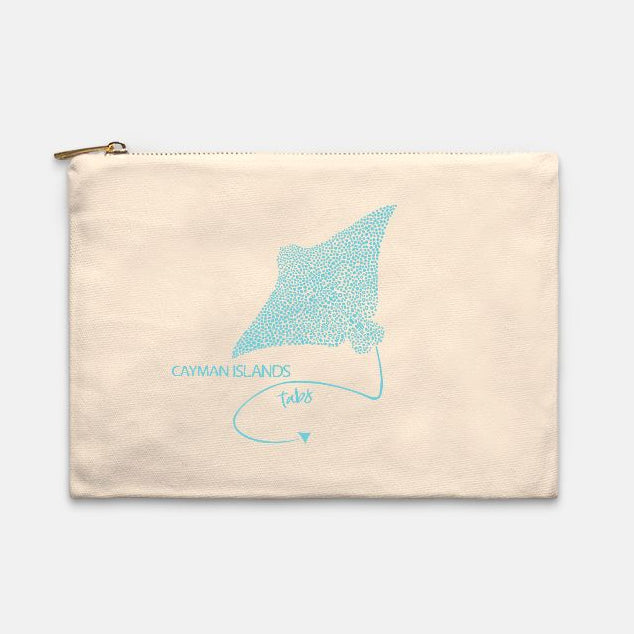 TABS Canvas Clutch - Stingray