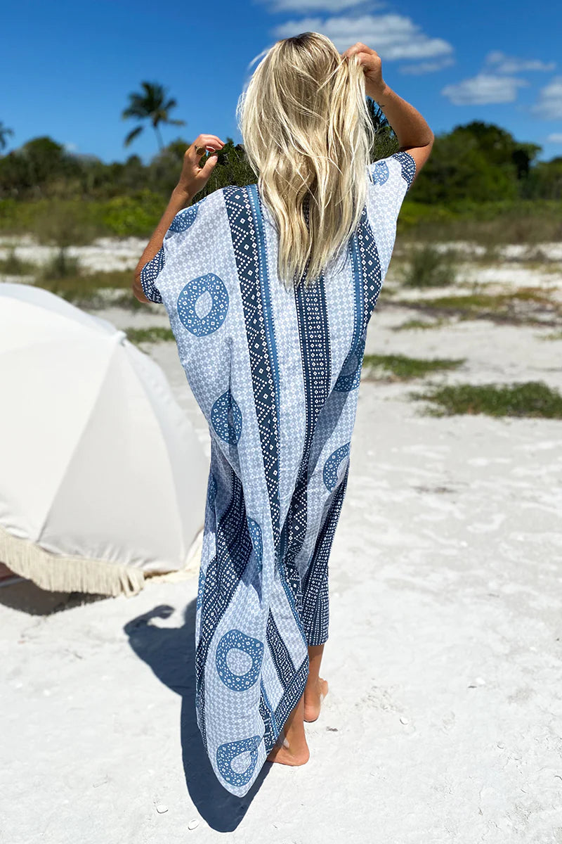 Emerson Fry - Cerulean Organic Caftan