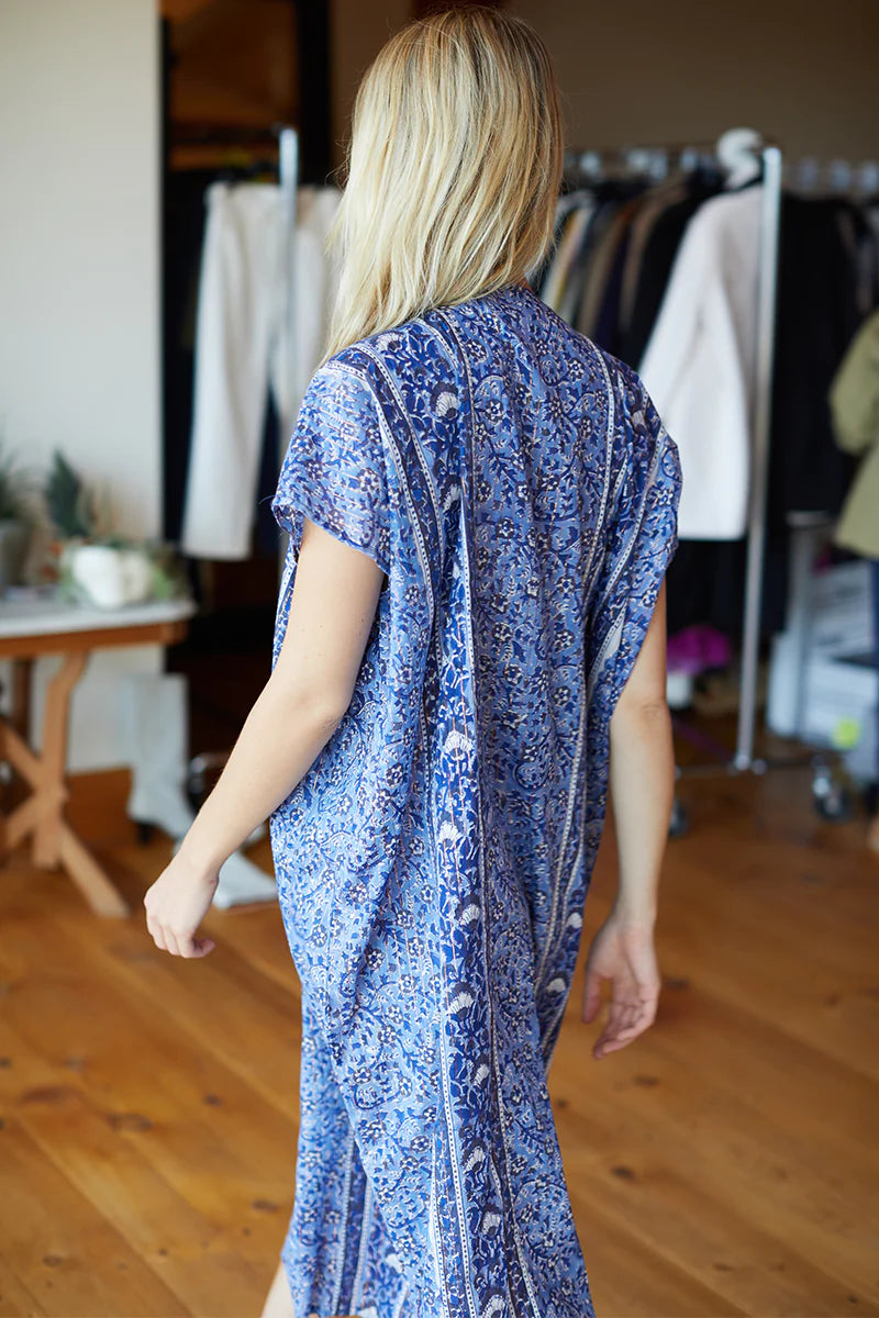 Emerson Fry - Francina Caftan: Sea Lurex