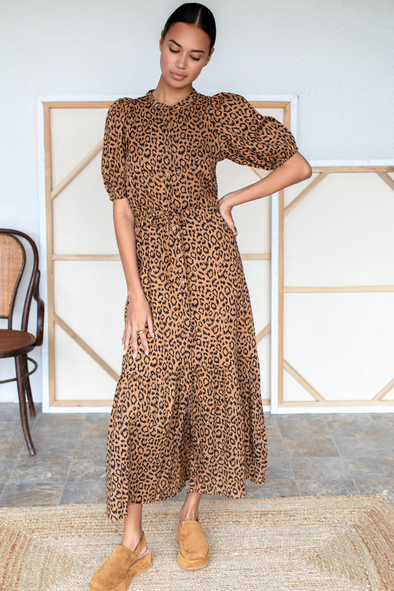 Emerson Fry Lucy Dress - Vintage Leopard