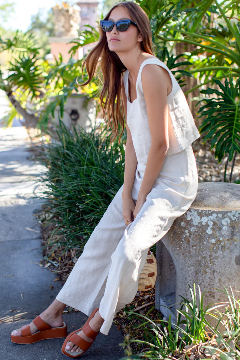 Emerson Fry Roma Pant - Natural Linen