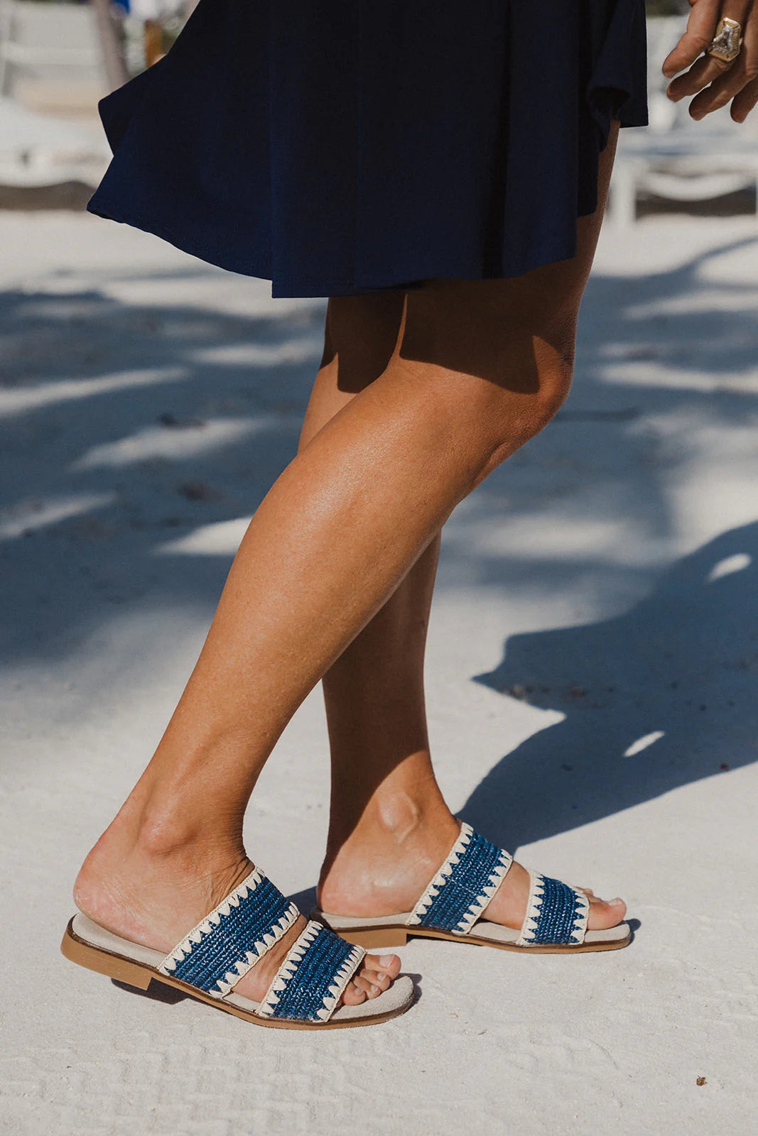 Charleston Shoe Co. Majorca - Navy Jute