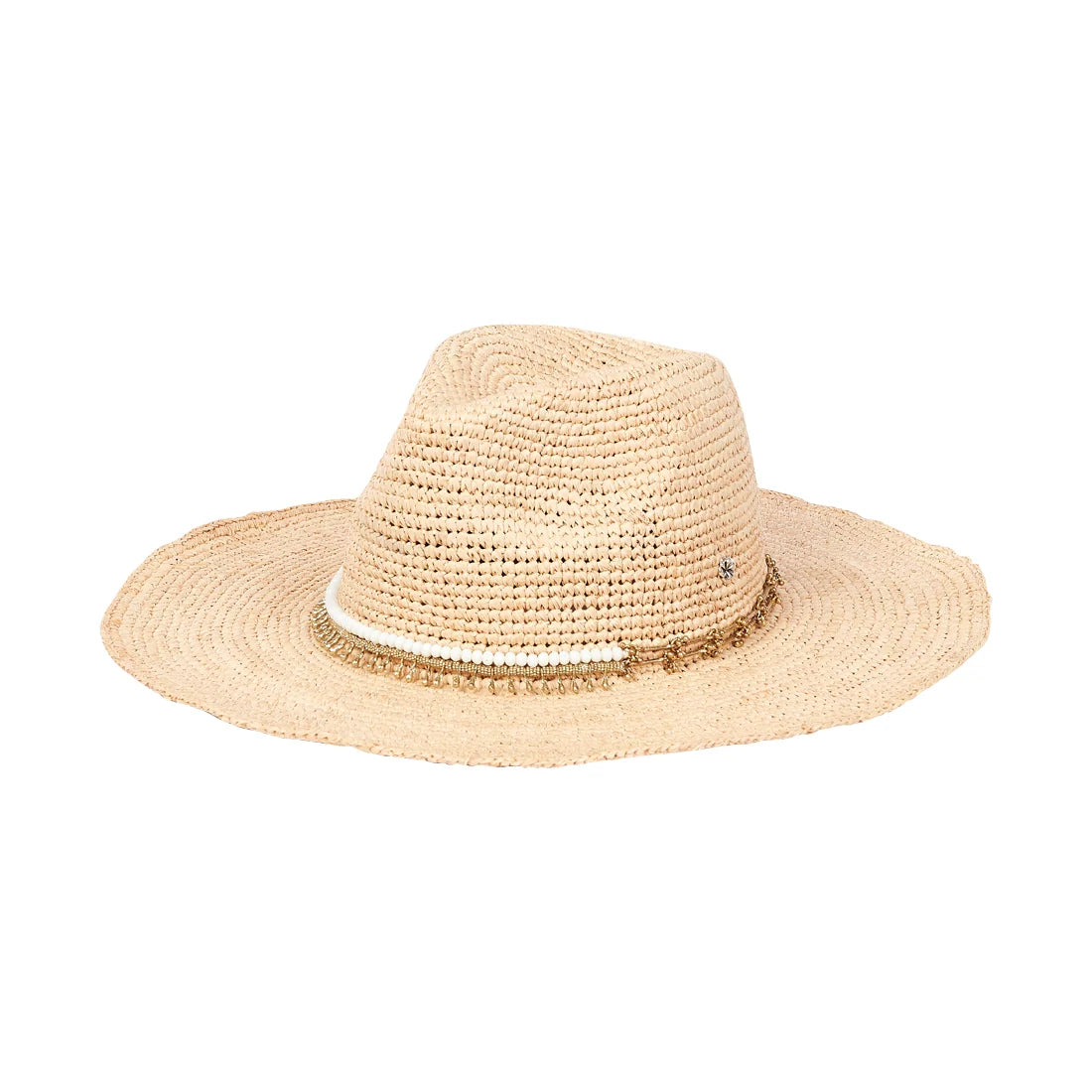 Florabella Leann Hat - Natural/White