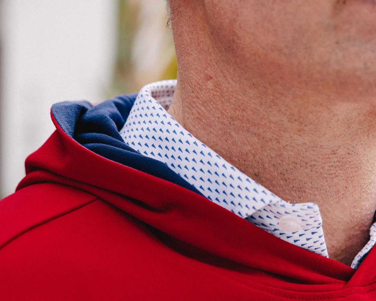 Holderness & Bourne - The Starmount Shirt: White & Marlin Blue